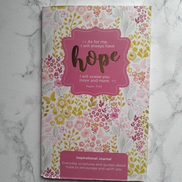 Crown Jewlz Lined Hope Inspirational Journal w/ Bible Scriptures and Quotes - Picture 2 of 7